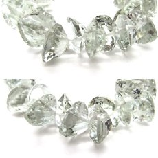 画像2: グリーンアメジストハートカットブレスレット Greenamethyst HeartcutBracelet 12mm プラシオライト ブラジル産 天然石 パワーストーン ギフト プレゼント (2)