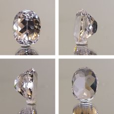 画像2: クンツァイト  ルース 10.85ct ブラジル産【 1点物 】Kunzite リシア輝石 スポデューメン  裸石 希少石 ハンドメイド材料 ペンダント  指輪 オリジナルアクセサリー 宝石 jewelry  天然石 パワーストーン (2)