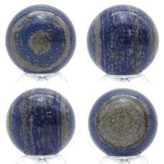 画像2: 【 一点もの 】ラピスラズリ 丸玉 65mm lapislazuli スフィア 浄化 インテリア 天然石 パワーストーン (2)