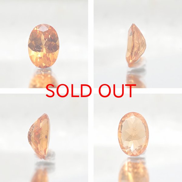 マンダリンガーネット ガーネット ルース 1.25ct マダガスカル産 【 1点物 】 Mandarin Garnet 1月誕生石 オレンジ色 裸石  ハンドメイド材料 ペンダント 指輪 オリジナルアクセサリー 宝石 jewelry 天然石 パワーストーン 【 送料無料 】