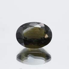 画像3: 【 一点物 】 モルダバイト ルース 8.25ct チェコ産 オーバルカット moldavite 天然ガラス 隕石 才能 能力 エネルギー モルダヴ石 超希少原石 天然石 パワーストーン (3)