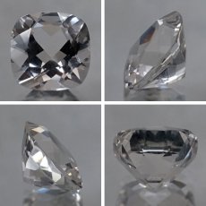 画像2: 【 国産天然石 】 山梨県産 水晶 ルース 3.5ct スクエアカット 【 一点もの 】 天然石 パワーストーン カラーストーン (2)