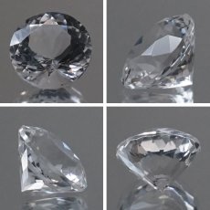 画像2: 【 国産天然石 】 宮崎県産 水晶 ルース 1.8ct ラウンドカット 【 一点もの 】 天然石 パワーストーン カラーストーン (2)