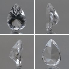 画像2: 【 国産天然石 】 岩手県産 水晶 ルース 1.0ct ペアーシェイプ 天然石 パワーストーン カラーストーン (2)