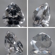 画像2: 【 国産天然石 】 山梨県産 水晶 ルース 2.6ct トリリアンカット 【 一点もの 】 天然石 パワーストーン カラーストーン (2)