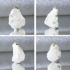 画像2: フェナカイト ラフ 原石 ペンダントトップ K18 28.5ct AAランク 日本製 【 1点もの 】ロシア産 ラフ原石 Phenakite 希少石 レア  誕生石 天然石 原石アクセサリー フェナス石 鉱物 pendant ネックレス 【 送料無料 】パワーストーン 浄化 お守り 天然石 カラーストーン (2)