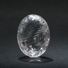 画像2: 【 一点もの 】 ガネーシュヒマール水晶 手彫り ルース 8.9g ヒマラヤ産 日本製 Ganesh Himal Quartz 彫り物 稀少石 浄化 天然石 パワーストーン カラーストーン (2)