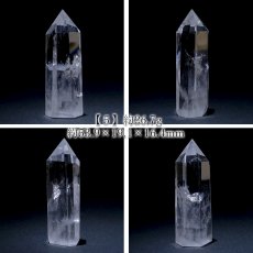 画像6: 水晶 ポイント 原石 ブラジル産 六角柱 【 一点もの 】 クリスタル crystal 浄化 空間 リフレッシュ パワーチャージ 天然石 パワーストーン (6)