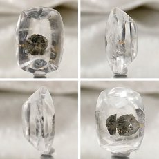 画像2: 【 一点もの 】 マルカジットインクォーツ ルース 15.30ct ブラジル産 marcasite マーカサイトインクォーツ 水晶 マルカジット 裸石 希少石 天然石 パワーストーン カラーストーン (2)