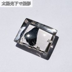 画像3: 【 一点もの 】 マルカジットインクォーツ ルース 15.60ct ブラジル産 marcasite マーカサイトインクォーツ 水晶 マルカジット 裸石 希少石 天然石 パワーストーン カラーストーン (3)