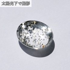 画像3: 【 一点もの 】 マルカジットインクォーツ ルース 11.40ct ブラジル産 marcasite マーカサイトインクォーツ 水晶 マルカジット 裸石 希少石 天然石 パワーストーン カラーストーン (3)