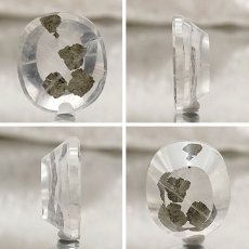 画像2: 【 一点もの 】 マルカジットインクォーツ ルース 15.65ct ブラジル産 marcasite マーカサイトインクォーツ 水晶 マルカジット 裸石 希少石 天然石 パワーストーン カラーストーン (2)