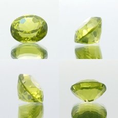 画像2: ペリドット ルース オーバル 5.2ct 中国産 【 一点物 】 Peridot 裸石 橄欖石 8月誕生石 お守り 浄化 天然石 パワーストーン カラーストーン (2)