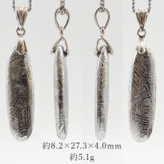 画像2: 【大決算SALE 30%OFF】 ギベオン ペンダントトップ ナミビア産 【一点物】日本製 宇宙のパワー 隕石 チャネリング 浄化 天然石 パワーストーン カラーストーン (2)