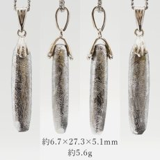 画像2: 【大決算SALE 30%OFF】 ギベオン ペンダントトップ ナミビア産 【一点物】日本製 宇宙のパワー 隕石 チャネリング 浄化 天然石 パワーストーン カラーストーン (2)