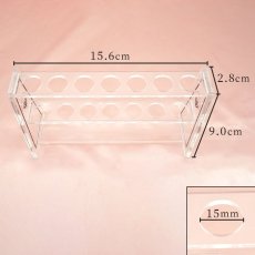 画像3: 試験管立て 7本立て ディスプレイ スタンド インテリア 天然石 パワーストーン (3)