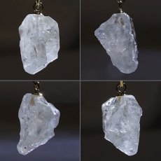 画像2: フェナカイト 4.0ct ペンダントトップ ロシア産 K18 ラフ 原石 【 一点もの 】 Phenakite 日本製 希少石 パワーストーン (2)