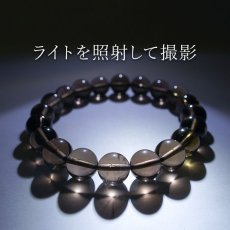 画像4: 山梨黒平黒水晶 Aランク ブレスレット 10mm 山梨県産 黒水晶 Kurobera Quartz お守り 浄化 国産水晶 天然石 パワーストーン 日本銘石 カラーストーン (4)