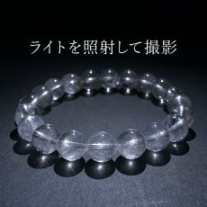 画像4: 山梨黒平水晶 Aランク ブレスレット 10mm 山梨県産 日本銘石 日本製 国産水晶 天然石 パワーストーン (4)