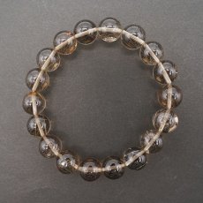 画像3: 山梨シルバールチルクォーツ 11mm ブレスレット 山梨県産 【 一点もの 】 Yamanashi Silver Rutile Quartz 日本銘石 パワーストーン 天然石 カラーストーン (3)