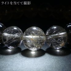 画像4: 山梨ゴールドルチルクォーツ 10mm ブレスレット 山梨県産 【 一点もの 】 Yamanashi Silver Rutile Quartz 日本銘石 パワーストーン 天然石 カラーストーン (4)