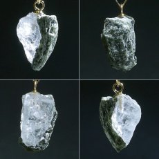 画像2: 【大決算SALE 30%OFF】 フェナカイト 4.0ct ペンダントトップ ロシア産 K18 ラフ 原石 【 一点もの 】 Phenakite 日本製 希少石 パワーストーン (2)