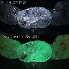 画像5: ハイアライトオパール タンブル ブレスレット 27.2g メキシコ産 Hyalite Opal 10月誕生石 オパール 天然石 パワーストーン カラーストーン (5)