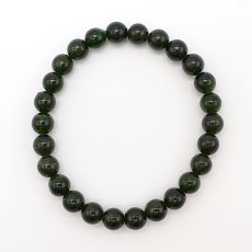 画像3: クロムダイオプサイト 7mm ロシア産 ブレスレット Chrome Diopside 【一点物】 ダイオプサイト ロシアンエメラルド 希少石 お守り 天然石 パワーストーン カラーストーン (3)