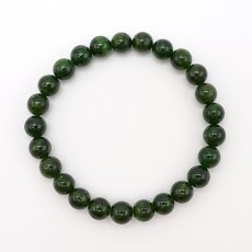 画像3: クロムダイオプサイト 8mm ロシア産 ブレスレット Chrome Diopside 【一点物】 ダイオプサイト ロシアンエメラルド 希少石 お守り 天然石 パワーストーン カラーストーン (3)