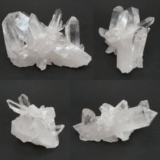 画像2: ゼッカデソーザ水晶 原石 クラスター 345.1g ブラジル・ゼッカデソーザ産 【一点もの】 Zecadesouza Quartz 稀少石 浄化 天然石 パワーストーン カラーストーン (2)