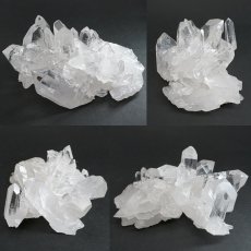 画像2: ゼッカデソーザ水晶 原石 クラスター 303.2g ブラジル・ゼッカデソーザ産 【一点もの】 Zecadesouza Quartz 稀少石 浄化 天然石 パワーストーン カラーストーン (2)