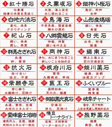 画像8: 日本銘石ストラップ 日本製 自社製 ご当地 自社製品 オリジナル お土産 お守り 日本銘石 天然石 パワーストーン (8)