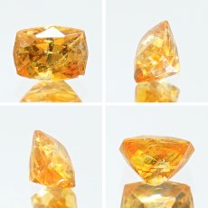 画像2: スファレライト イエロー 0.55ct ルース 長方形カット スペイン産 【一点もの】 Sphalerite 天然石 パワーストーン カラーストーン (2)