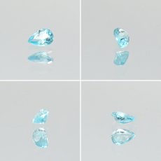 画像2: パライバトルマリン ルース ドロップカット 0.050ct ブラジル産 【 一点もの 】 トルマリン Paraiba Tourmaline 10月誕生石 希少石 天然石 パワーストーン カ (2)