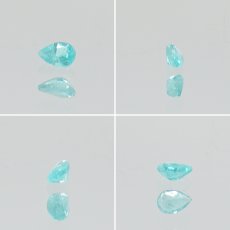 画像2: パライバトルマリン ルース ドロップカット 0.030ct ブラジル産 【 一点もの 】 トルマリン Paraiba Tourmaline 10月誕生石 希少石 天然石 パワーストーン カ (2)