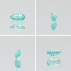 画像2: パライバトルマリン ルース ドロップカット 0.080ct ブラジル産 【 一点もの 】 トルマリン Paraiba Tourmaline 10月誕生石 希少石 天然石 パワーストーン カ (2)