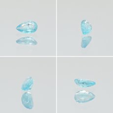 画像2: パライバトルマリン ルース ドロップカット 0.093ct ブラジル産 【 一点もの 】 トルマリン Paraiba Tourmaline 10月誕生石 希少石 天然石 パワーストーン カ (2)