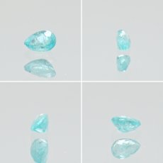 画像2: パライバトルマリン ルース ドロップカット 0.064ct ブラジル産 【 一点もの 】 トルマリン Paraiba Tourmaline 10月誕生石 希少石 天然石 パワーストーン カ (2)