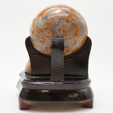 画像4: トレジャーメノウ 台付き ブラジル産 【一点物】 1.65kg treasure agate 天然石 パワーストーン カラーストーン (4)