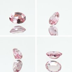 画像2: パパラチャサファイア 0.127ct ルース オーバル スリランカ産 【一点もの】Padparadscha Sapphire サファイア 天然石 パワーストーン カラーストーン (2)