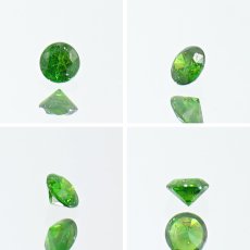 画像2: デマントイドガーネット 0.05ct ルース ラウンド ロシア・ウラル産 Demantoid Garnet 天然石 パワーストーン カラーストーン (2)