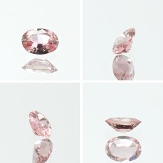 画像2: パパラチャサファイア 0.096ct ルース オーバル スリランカ産 【一点もの】Padparadscha Sapphire サファイア 天然石 パワーストーン カラーストーン (2)