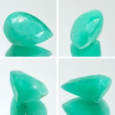 画像2: エメラルド 10.25ct ペアーシェイプ コロンビア・チボール鉱山産 【一点もの】 Emerald 裸石 緑柱石 5月誕生石 天然石 パワーストーン カラーストーン (2)