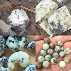 画像8: さざれ 100g 杉石 日本銘石 愛媛県産 SUGI Stone スギライト 天然石 パワーストーン カラーストーン (8)