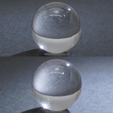 画像2: 【山梨一級研磨士 作】 水晶 22mm 丸玉 ブラジル産 Quartz お守り 浄化 天然石 パワーストーン カラーストーン (2)