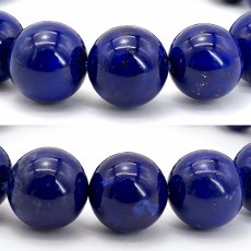 画像2: ラピスラズリ 12mm ブレスレット 高品質 アフガニスタン産 【一点もの】 Lapislazuli 9月 12月 誕生石 お守り 浄化 天然石 パワーストーン カラーストーン (2)