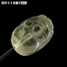 画像5: リビアングラス ヒキュウ エジプト産 貫通穴 【一点もの】 インパクトガラス Libyan Glass 隕石 天然ガラス テクタイト 希少 レア 天然石 パワーストーン (5)