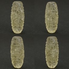 画像3: リビアングラス 天珠 龍眼 約24mm リビア砂漠産 インパクトガラス Libyan Glass 隕石 天然ガラス テクタイト 希少 レア 天然石 パワーストーン (3)