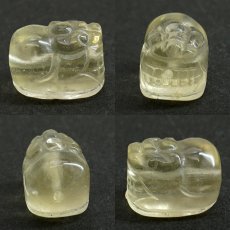 画像3: リビアングラス ヒキュウ エジプト産 貫通穴 【一点もの】 インパクトガラス Libyan Glass 隕石 天然ガラス テクタイト 希少 レア 天然石 パワーストーン (3)