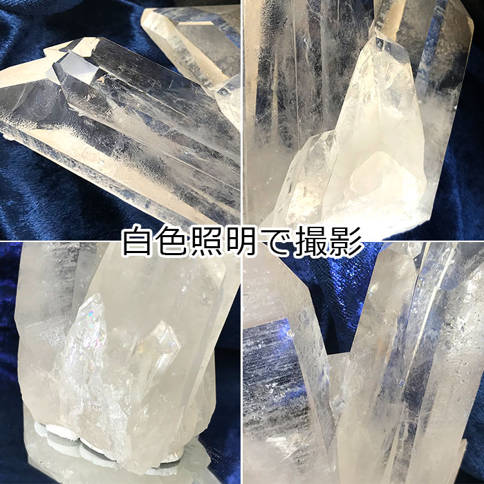 【一点もの】トマスゴンサガ産 水晶 原石 ブラジル 最高級 天然石 パワーストーン 透明度 幻の水晶 レインボーストーン 高品質 結晶